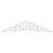 Ekena Millwork Pitch Athens Architectural Grade PVC Gable Pediment, 60"W x 12 1/2"H x 1"P (5/12) GPP060X013X100ATH - alternate 4